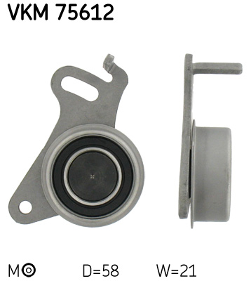 SKF VKM75612 Feszítő gőrgő fogasszíj-vezérműszíjhoz